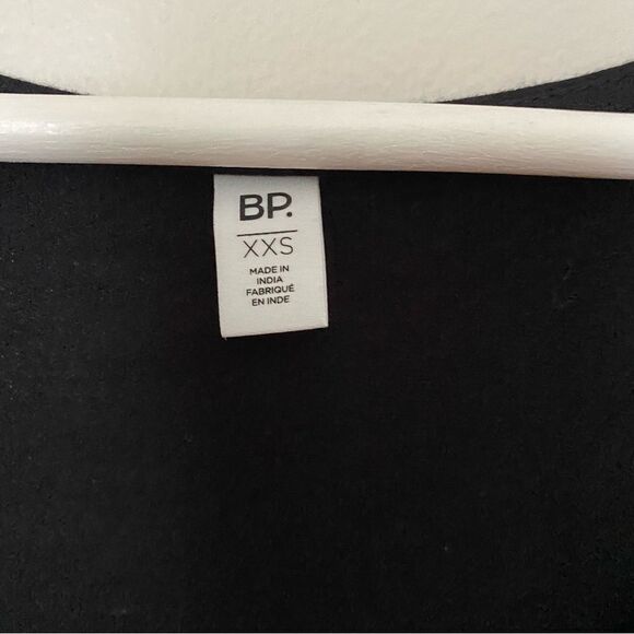 BP Dress Long Sleeve V-Neck Mini Black Solid Casual Neutral - Picture 7 of 9